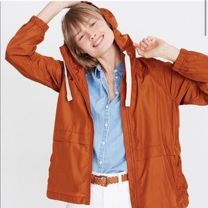 NWT Madewell Packable Raincoat - Small